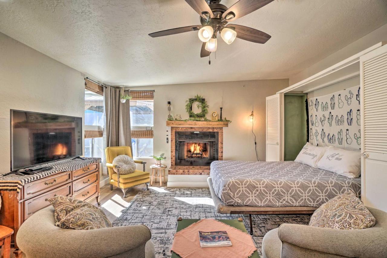 Central Williams Studio With Fireplace On Route 66! Exterior foto